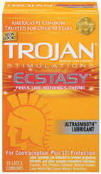 Trojan Ultra Ribbed Ecstasy 10 Pack Default Title