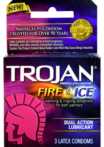 Trojan Pleasures Fire & Ice 3 pack