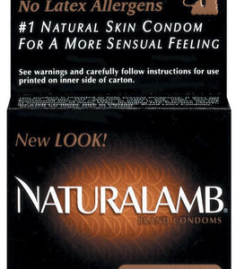 Trojan Naturalamb Condoms 3pk