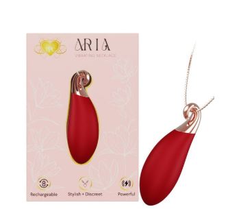 Aria Vibrating Necklace Red Default Title