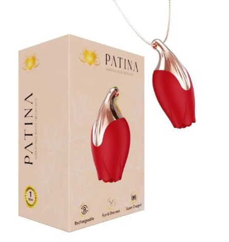 Patina Rose Necklace Red Default Title