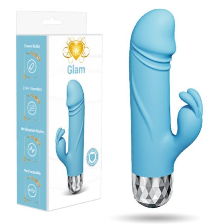 Glam Deluxe Mini Rabbit Blue Default Title