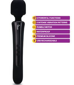 Viben Obsession Intense Wand Large Massager Black