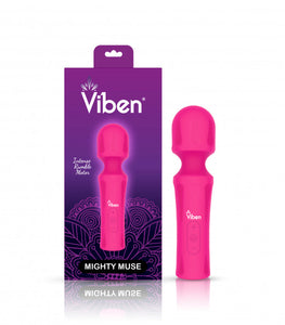 Viben Mighty Muse Hot Pink Powerful Personal Wand Default Title