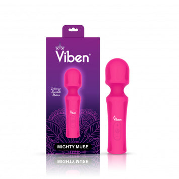 Viben Mighty Muse Hot Pink Powerful Personal Wand Default Title