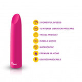 Fixation Hot Pink Powerful Lipstick Bullet Vibe