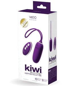 Vedo Kiwi Rechargeable Bullet Insertable