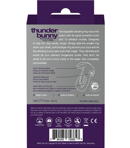 Vedo Thunder Bunny Dual Ring Rechargeable Purple
