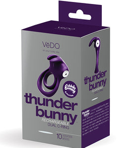 Vedo Thunder Bunny Dual Ring Rechargeable Purple