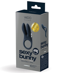 Vedo Sexy Bunny Rechargeable Ring Black Pearl