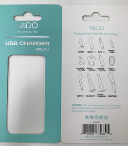 Vedo Usb Charger A (bam Gee Plus Luvplus Bam Mini Spunk Frisky Crazzy Overdrive)