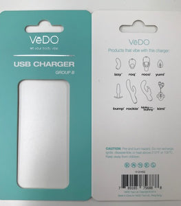 Vedo Usb Charger B (izzy Roq Roco Yumi Bump Rockie Kinky Plus Kimi)