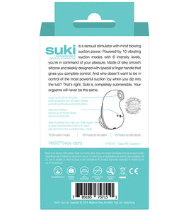 Vedo Suki Rechargeable Sonic Vibe Tease Me Turquoise