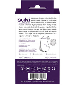 Vedo Suki Rechargeable Sonic Vibrating Sucker Deep Purple Default Title