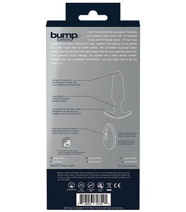 Vedo Bump Plus Rechargeable Remote Control Anal Vibe