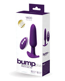 Vedo Bump Plus Rechargeable Remote Control Anal Vibe Vibe Deep Purple
