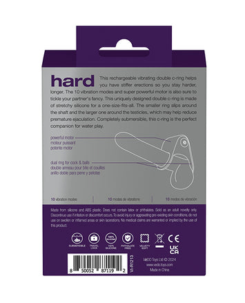 Hard Rechargeable C Ring Purple Default Title