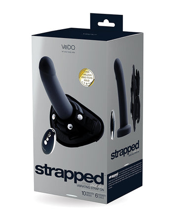 Vedo Strapped Rechargeable Strap On Just Black Default Title
