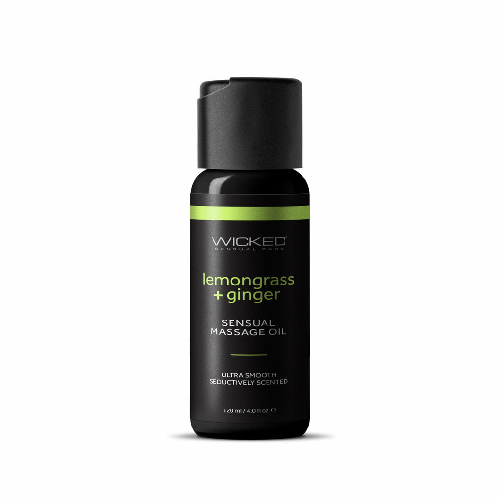 Wicked Lemongrass & Ginger Sensual Massage Oil 4 Oz Default Title