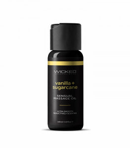 Wicked Vanilla & Sugarcane Sensual Massage Oil 4 Oz Default Title