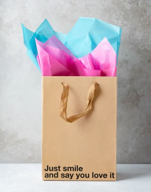 Just Smile & Say You Love It Gift Bag Default Title