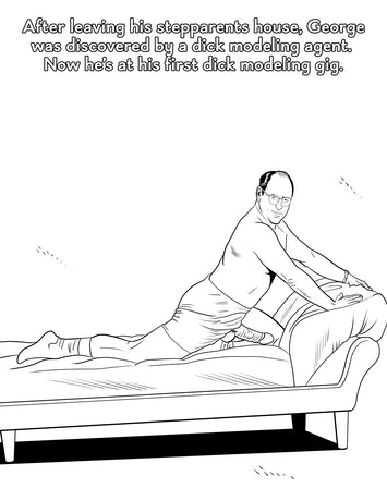Sexfeld Porn Parody Coloring Book Default Title
