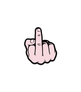 Middle Finger Peach Pin