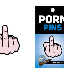 Middle Finger Peach Pin