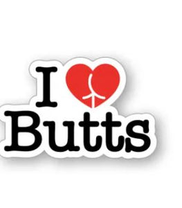 I Heart Butts Pin