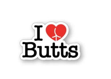 I Heart Butts Pin Default Title