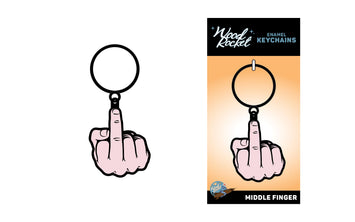 Middle Finger Keychain Default Title