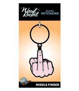 Middle Finger Keychain