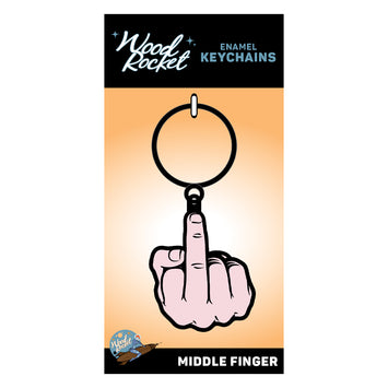 Middle Finger Keychain Default Title