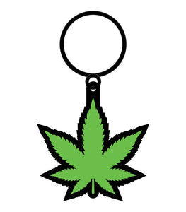 Green Leaf Keychain