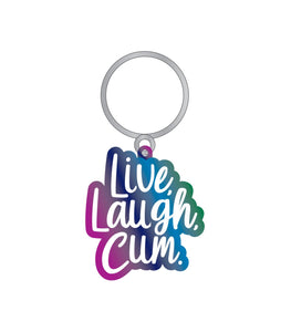 Live Laugh Cum Keychain