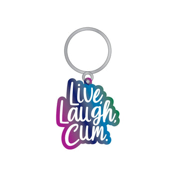 Live Laugh Cum Keychain Default Title