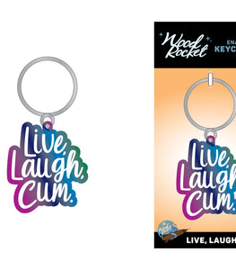 Live Laugh Cum Keychain