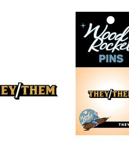 They/them Pronoun Pin