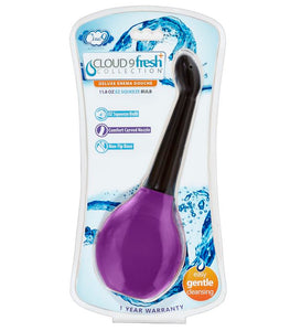 Cloud 9 Fresh + Deluxe Anal Soft Tip Enema Douche Oz W/ Ez Squeeze Bulb