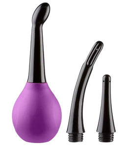 Cloud 9 Fresh + Deluxe Anal Soft Tip Enema Douche 11.8 Oz W/ 3 Soft Nozzle Tips Default Title