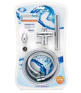 Cloud 9 Fresh + Premium Shower Enema Kit W/ Diverter & Tips Default Title