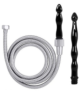 Cloud 9 Fresh + Deluxe Anal Enema Premium Shower Kit W/ 2 Tips & 6 Ft Stainless Steel Default Title