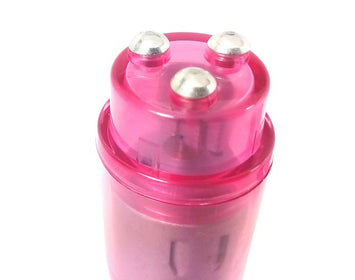(bulk) Cloud 9 Novelties Mini Massager Pocket Rocket W/ 4 Attachments Pink