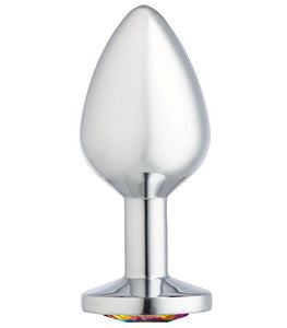 Cloud 9 Gems Silver Chromed Anal Plug