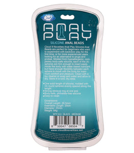 Silicone Anal Bead Black Medium