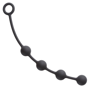 Silicone Anal Bead Black Medium