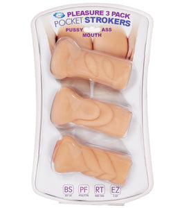 Cloud 9 Trio Stroker Pussy Ass Mouth Masturbator Kit Default Title