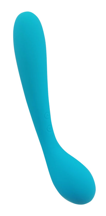 Cloud 9 Health & Wellness Rechargeable G-spot Slim 7in Dual Motors Aqua Blue Default Title