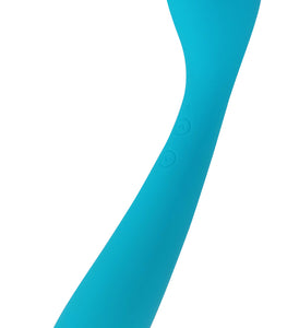 Cloud 9 Health & Wellness Rechargeable G-spot Slim 7in Dual Motors Aqua Blue