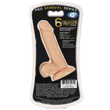 Pro Sensual Premium Silicone Dong W/ 3 C Rings